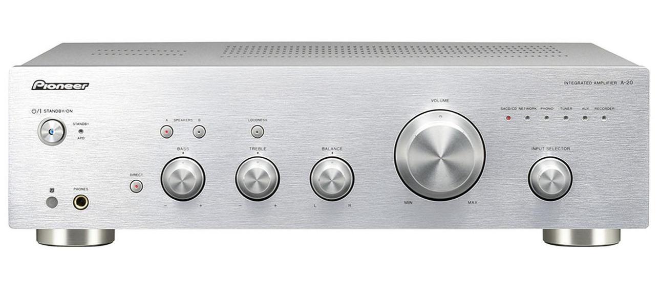 Wzmacniacz Pioneer A-20-S (srebrny)