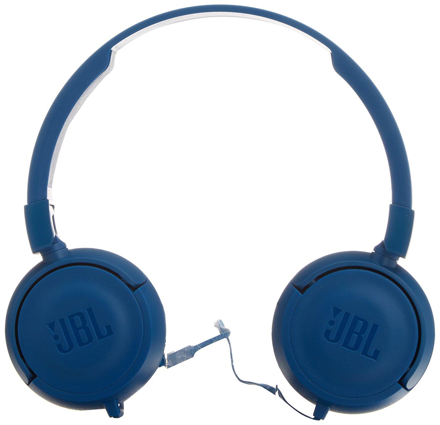 Słuchawki przewodowe JBL T450 (niebieski)