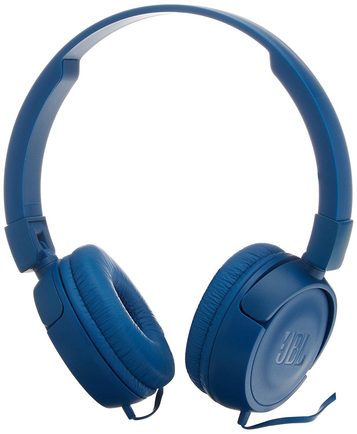 Słuchawki przewodowe JBL T450 (niebieski)