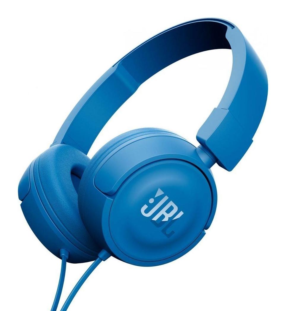 Słuchawki przewodowe JBL T450 (niebieski)