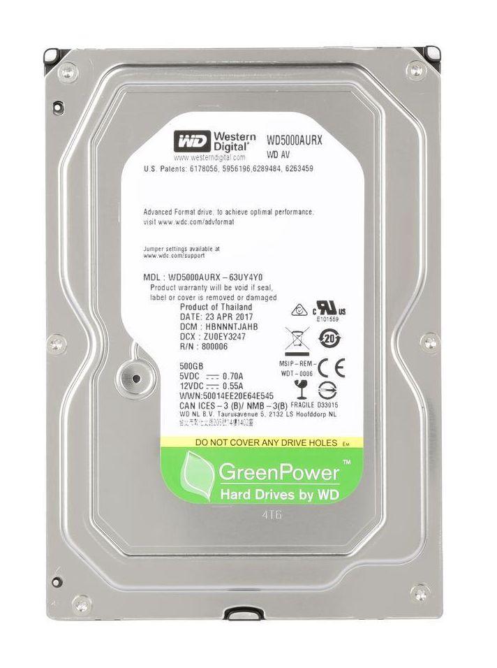 Dysk WD WD5000AURX AV-GP 500GB 3,5"