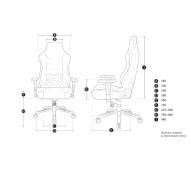 Akracing Onyx gamingowy czarny sk ra ECO do 150kg Fotel