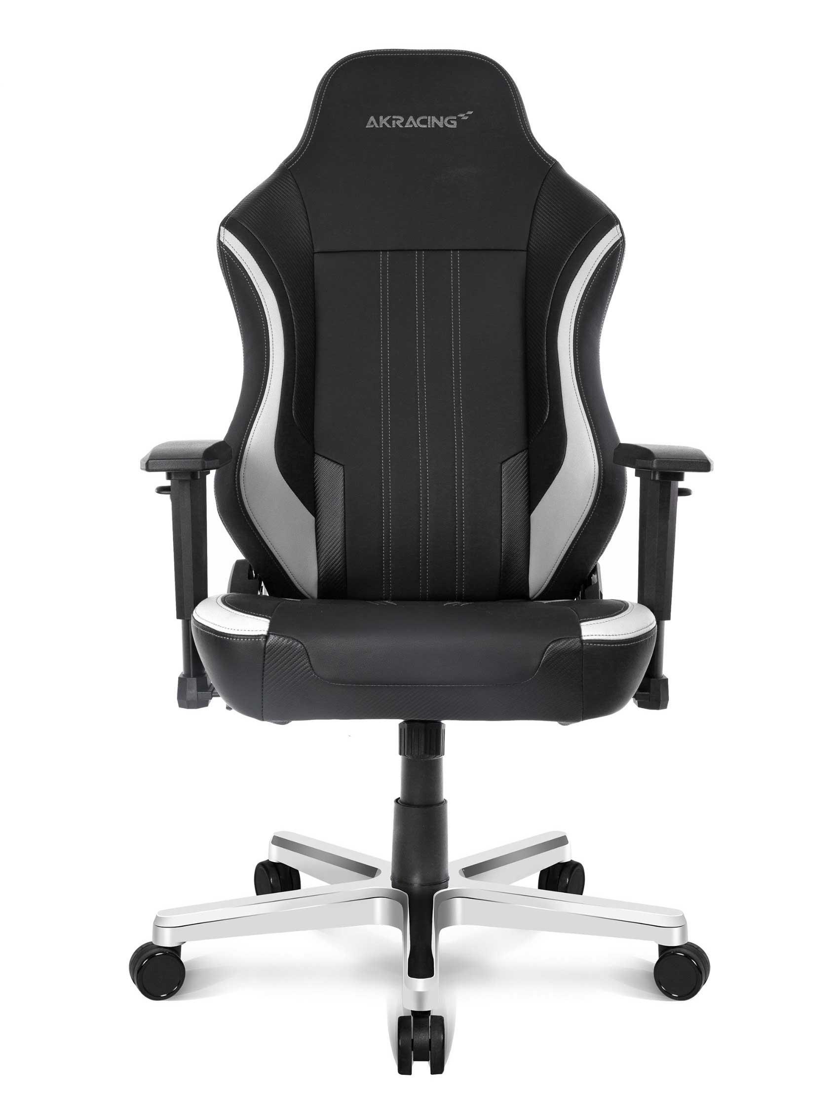 Fotel Akracing Solitude (czarno-biały)