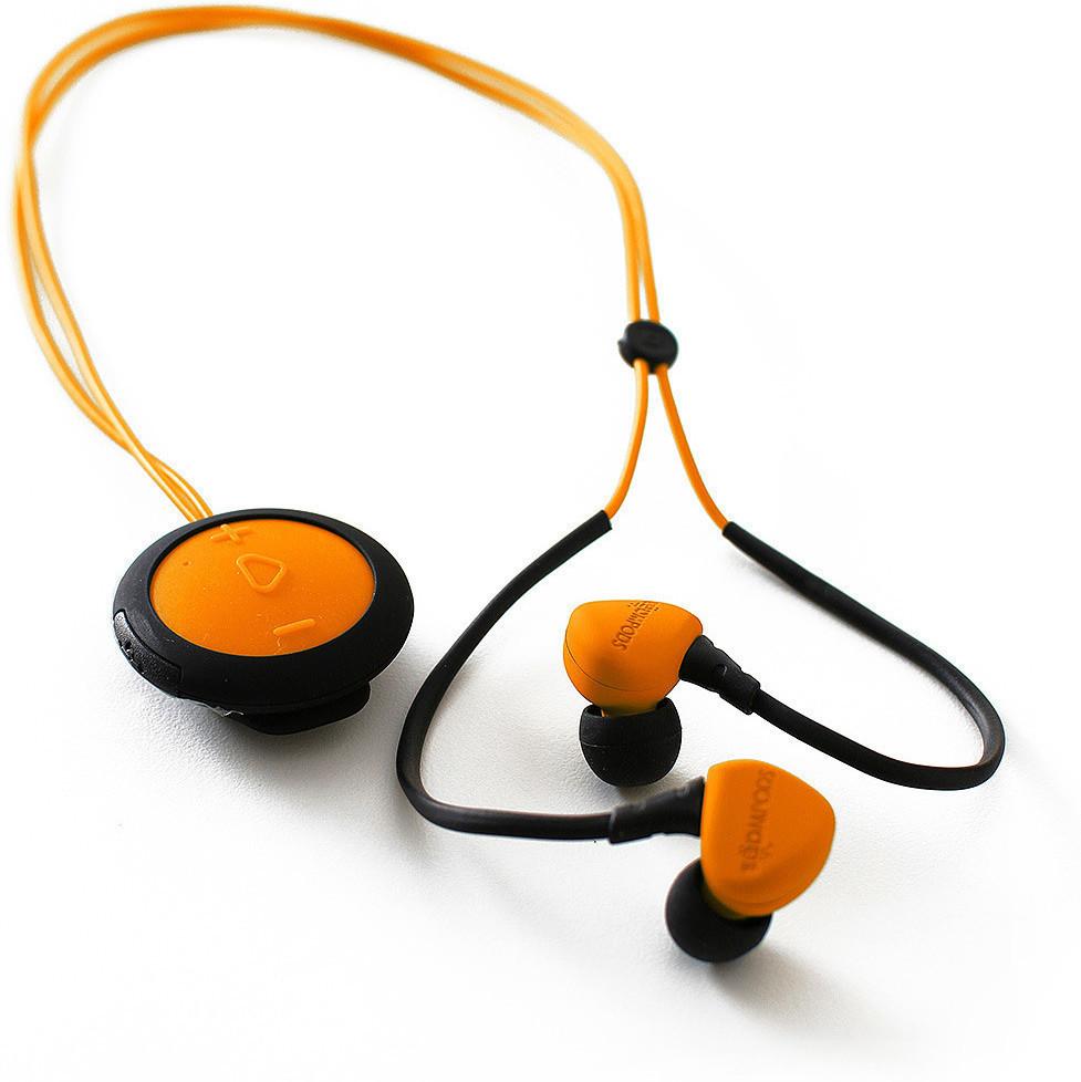Słuchawki bezprzewodowe Boompods Sportpods Race (pomarańczowy)