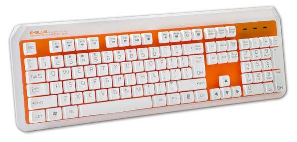 Klawiatura membranowa E-BLUE K738 - pomarańczowa