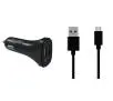 Ładowarka samochodowa Reinston ELSA07 kabel microUSB Czarny