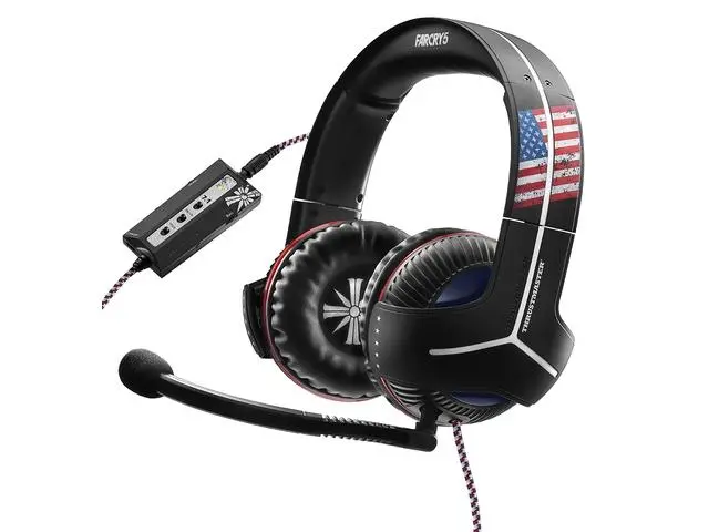 Słuchawki przewodowe z mikrofonem Thrustmaster Y-350CPX Far Cry Edition Nauszne Czarny