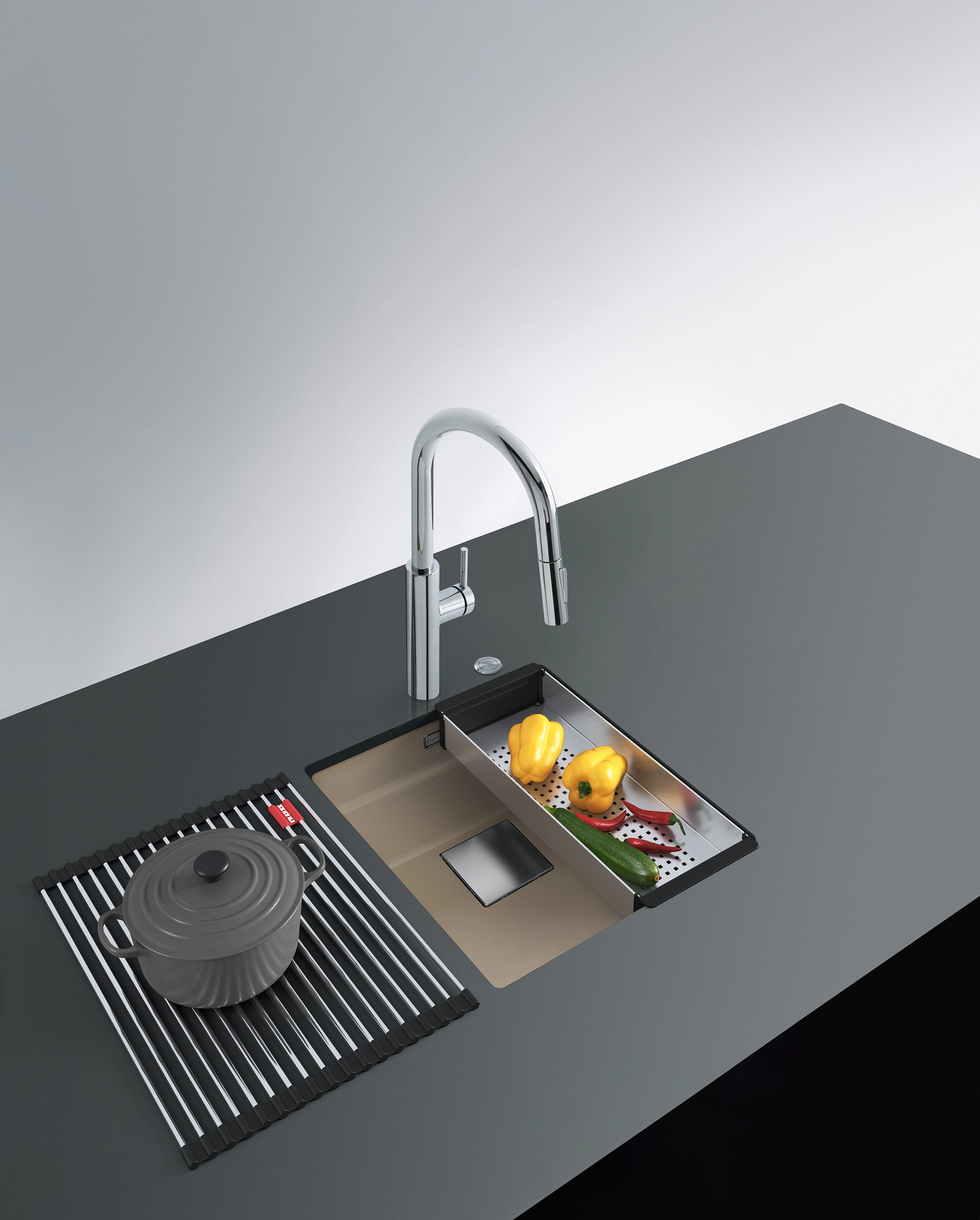 Zlewozmywak Franke Kanon KNG 110-37 Granitowy Cappuccino