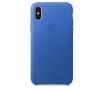 Apple Leather Case iPhone X MRGG2ZM/A (ostry błękit)