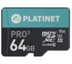 Platinet microSDHC Class 10 64GB + adapter