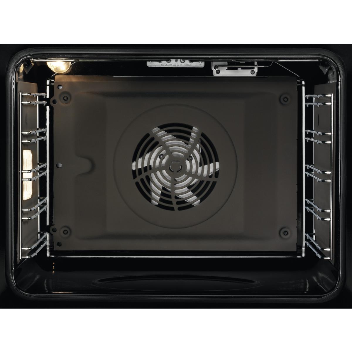 Piekarnik elektryczny parowy Electrolux EOA5454TOX - termoobieg - prowadnice teleskopowe