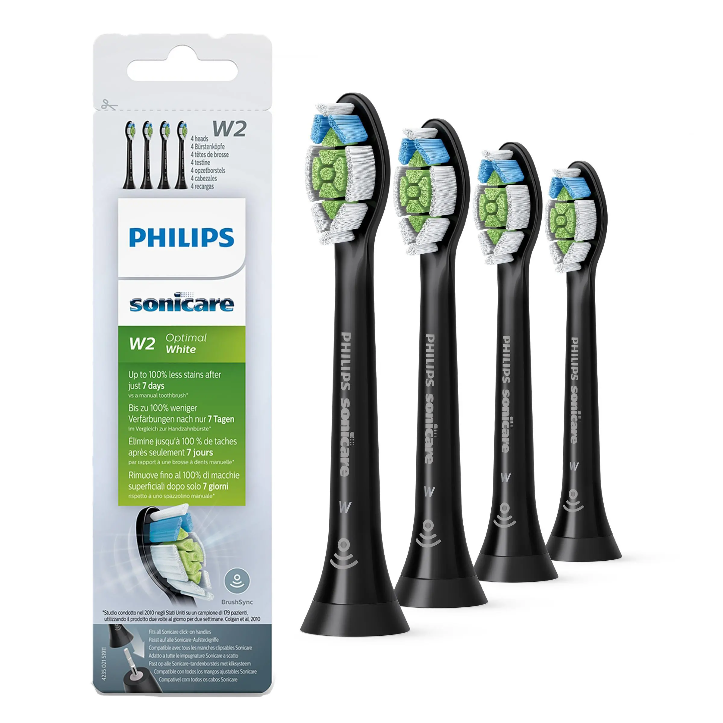 Końcówka do szczoteczki Philips Sonicare Optimal White Standard HX6064/11 4szt.