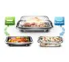 Piekarnik elektryczny parowy Samsung Dual Cook BQ1VD6T131 Termoobieg Srebrny-stal