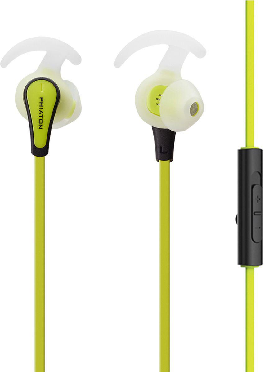 Słuchawki przewodowe Cresyn C230S - dokanałowe - mikrofon - zielony