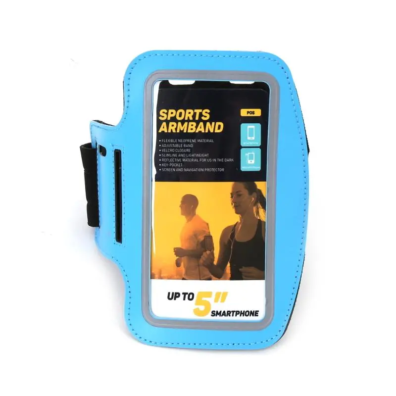 Etui Platinet Sports Armband 42054 Niebieski do 5"