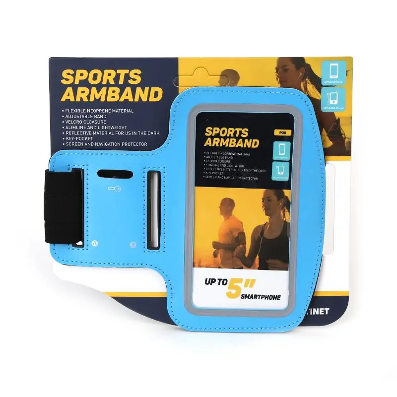 Etui Platinet Sports Armband 42054 Niebieski do 5"