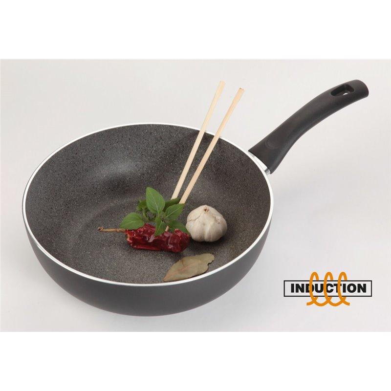 Patelnia Ballarini Bologna Granitium Wok 28 cm