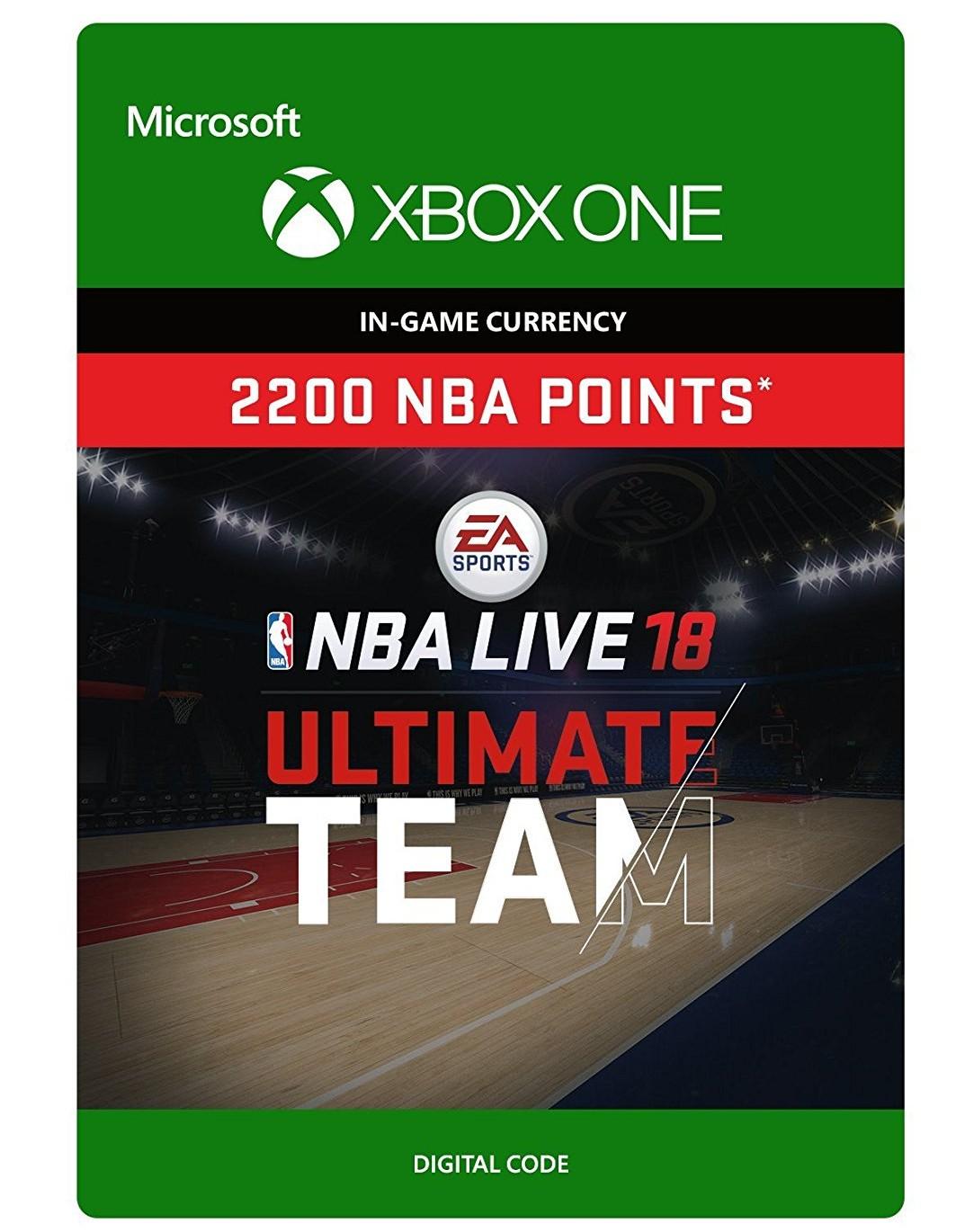 NBA Live 18 2200 Punktów [kod aktywacyjny] Xbox One