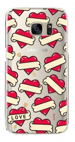 Flavr iPlate Hearts Samsung Galaxy S7 (kolorowy)