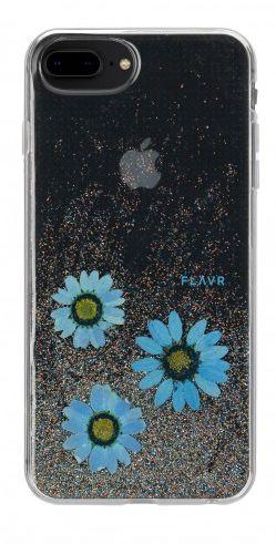 Flavr iPlate Real Flower Julia iPhone 6/6s/7/8 Plus (niebieski)
