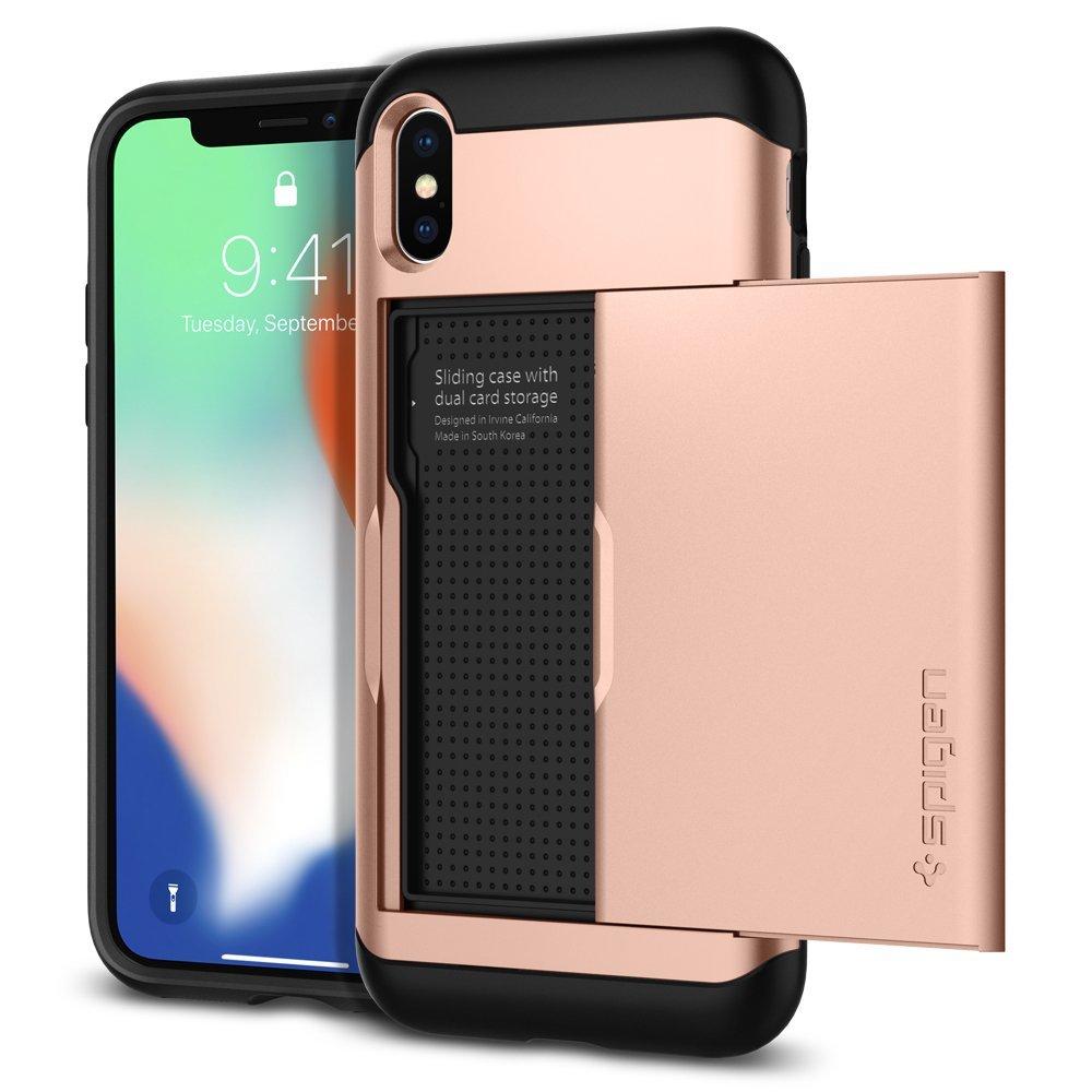 Spigen Slim Armor CS 057CS22157 iPhone X (blush gold)