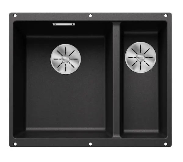 Blanco SUBLINE 340/160-U 523548 Komora z lewej strony Granitowy Antracyt