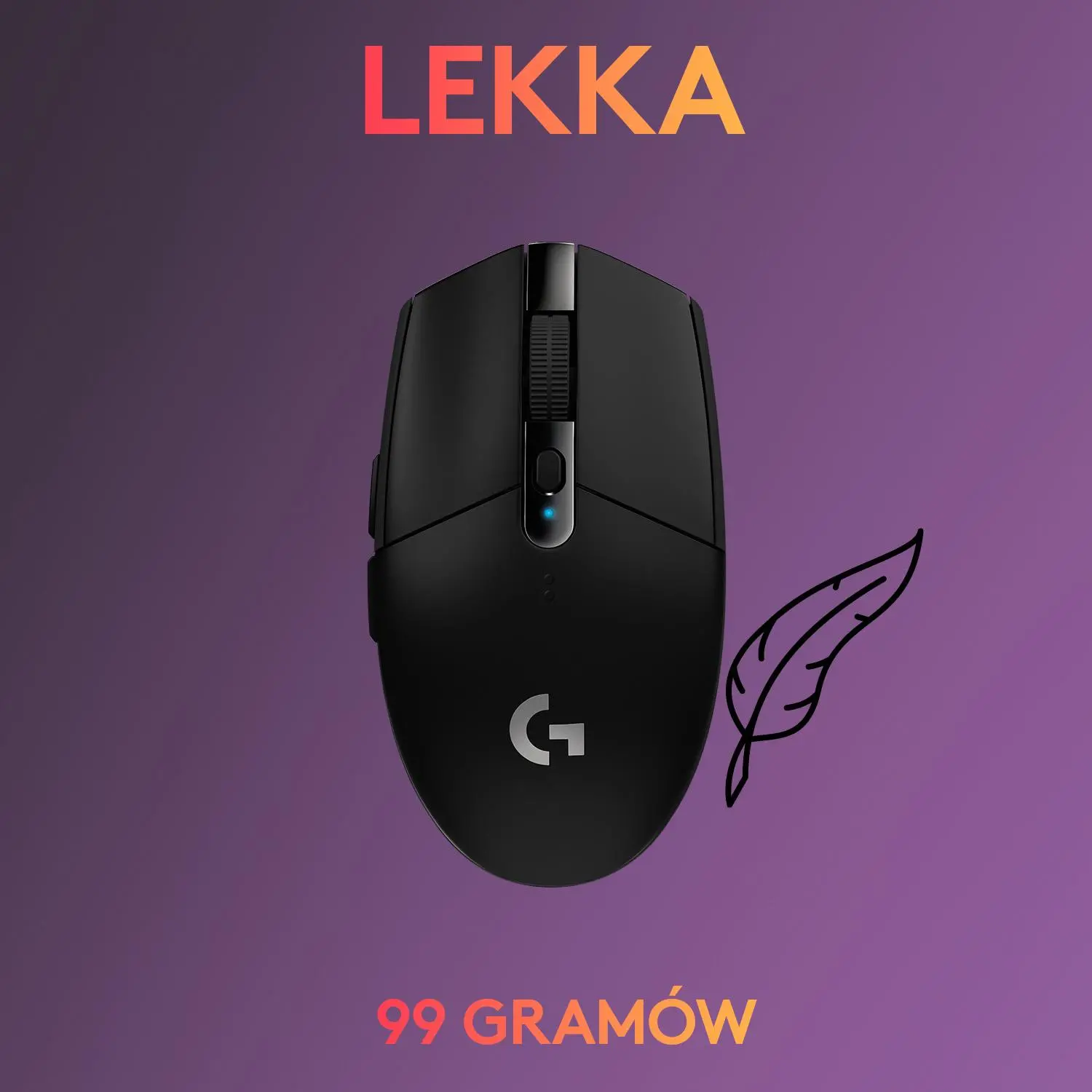 Myszka gamingowa Logitech G305 Czarny