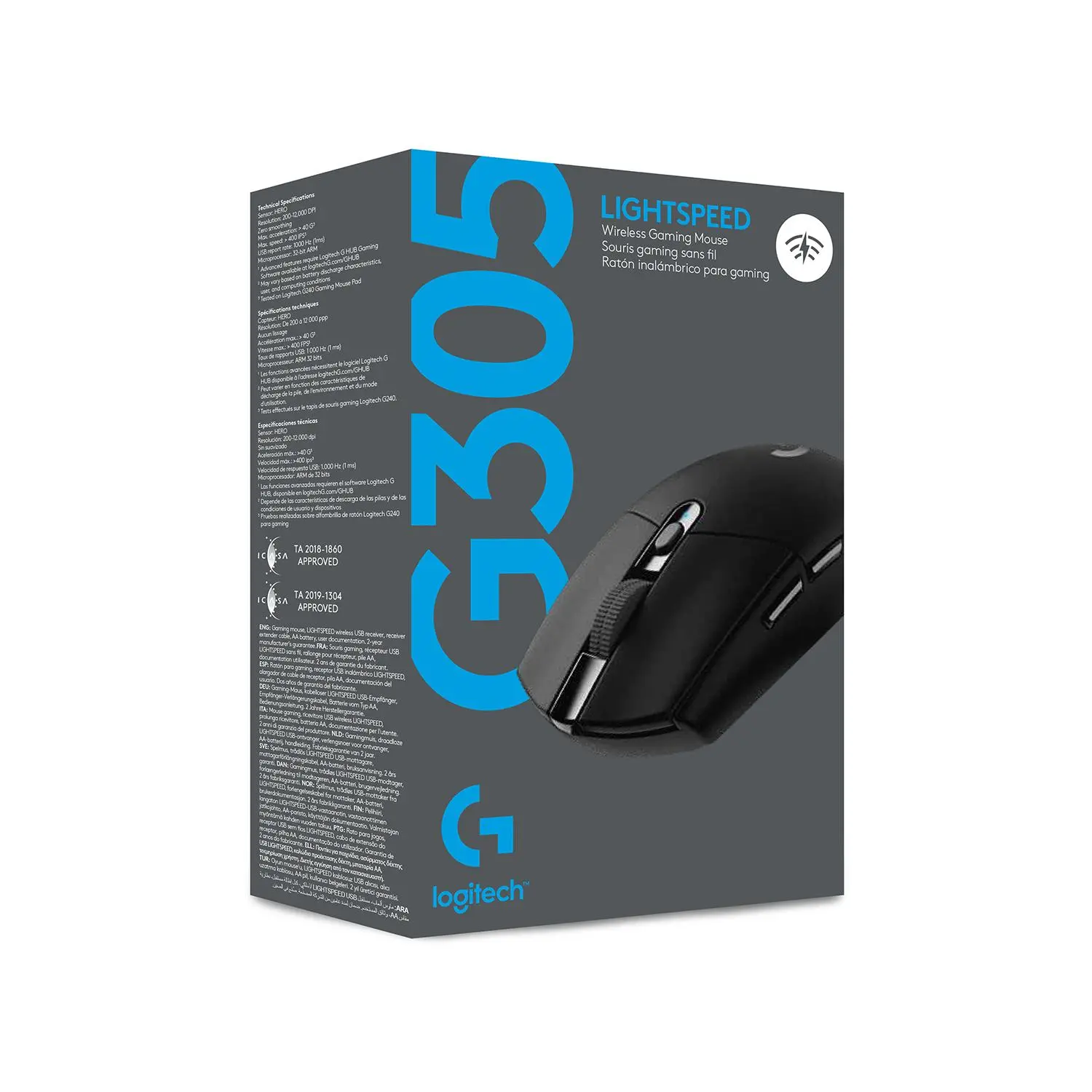 Myszka gamingowa Logitech G305 Czarny