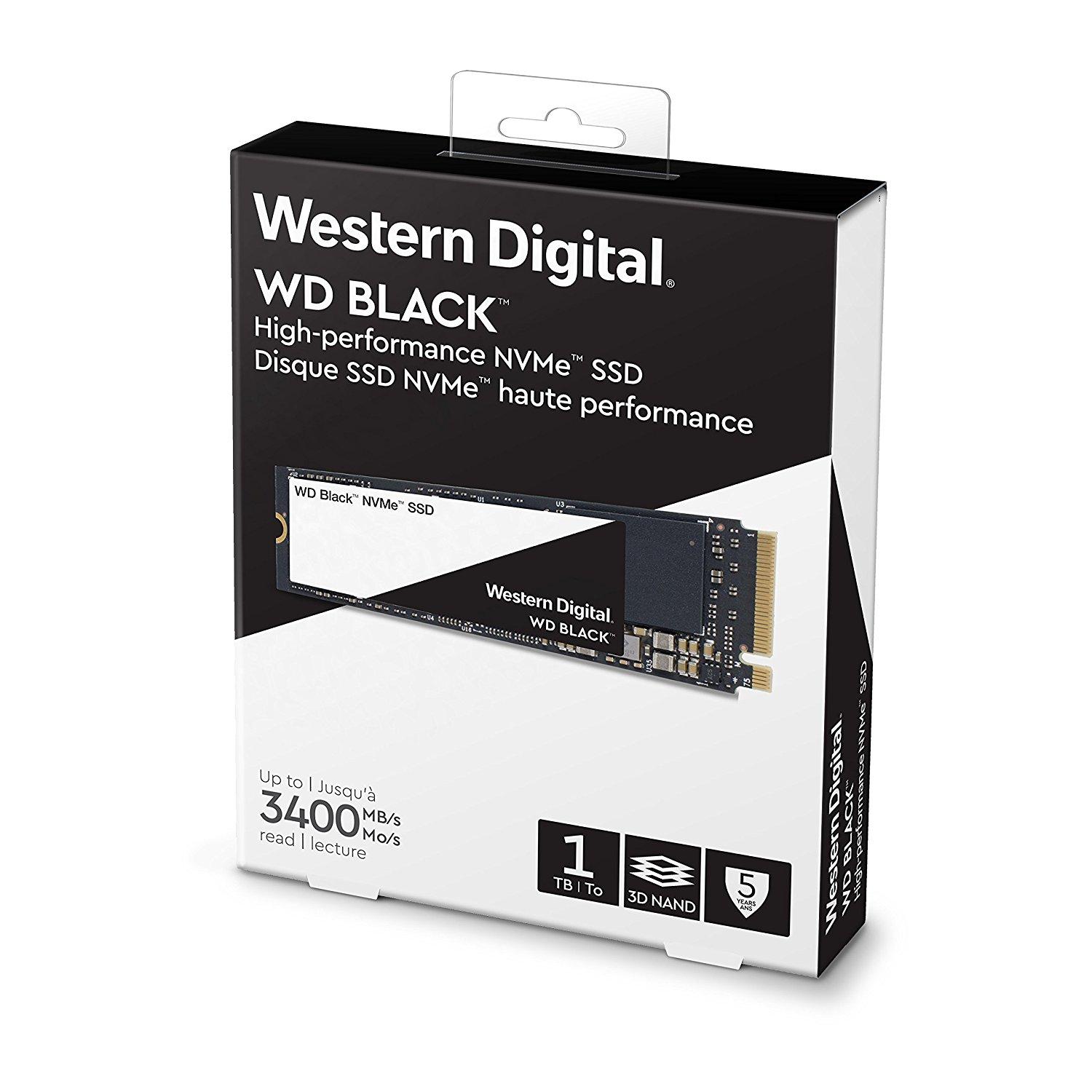 Dysk WD Black 1TB M.2 PCI-E NVME