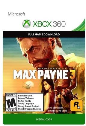 Max Payne 3 [kod aktywacyjny] Xbox 360