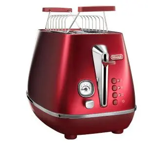 Toster DeLonghi Distinta Flair CTI 2103.R Ruszt do bułek Rozmrażanie 900W