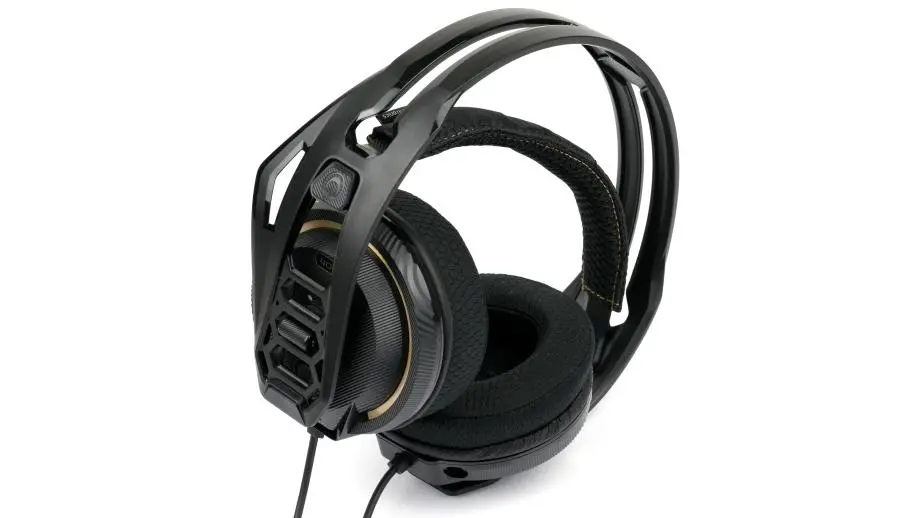 Słuchawki przewodowe z mikrofonem Plantronics RIG 400 Nauszne Czarny