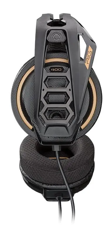 Słuchawki przewodowe z mikrofonem Plantronics RIG 400 Nauszne Czarny
