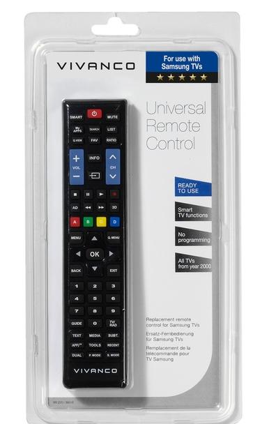 Pilot Vivanco RR 220 (38016) do TV Samsung