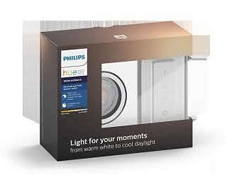 Oświetlenie punktowe Philips Milliskin Hue Recessed White 50421/31/P7