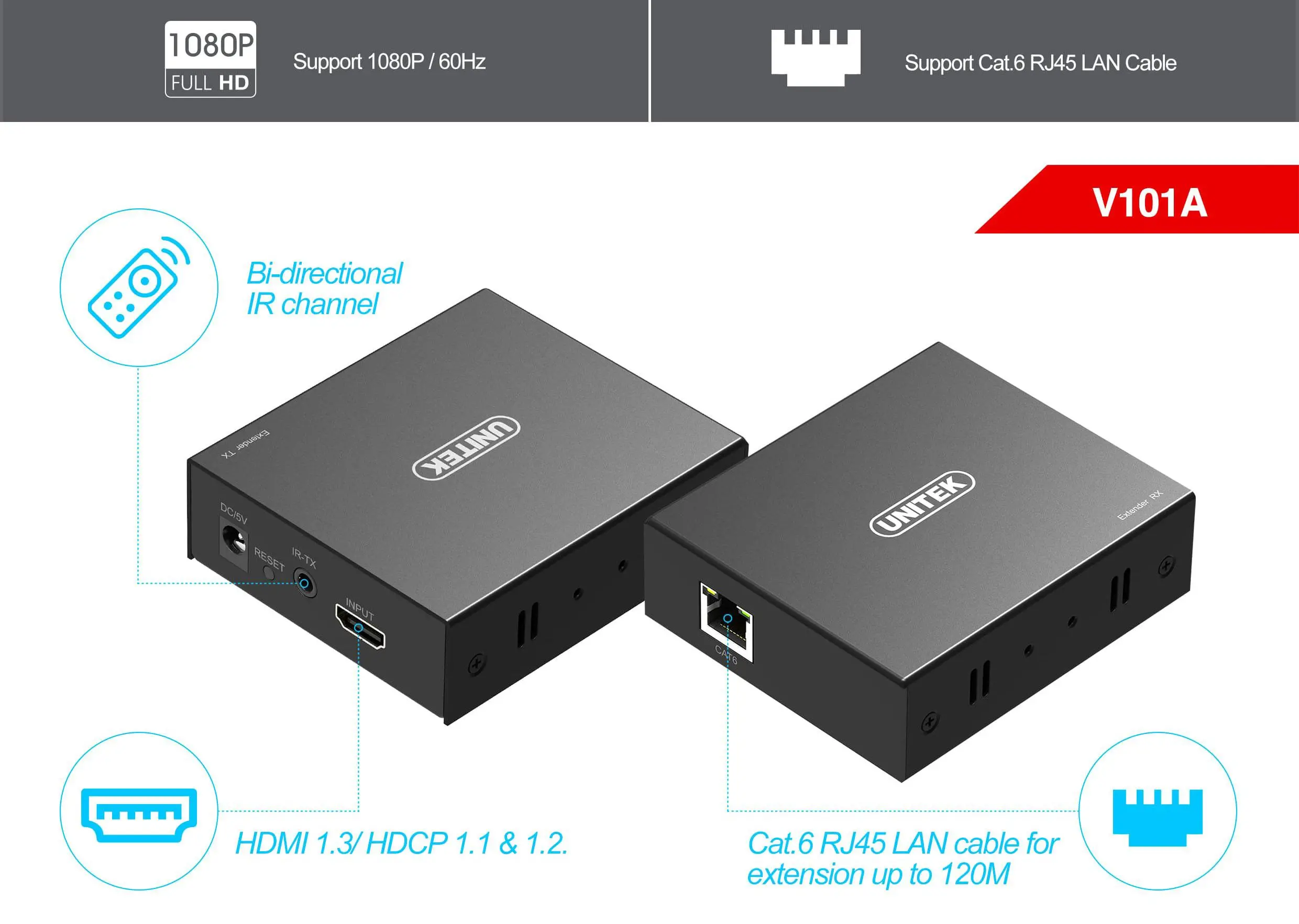 Adapter Unitek V101A