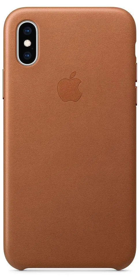Etui Apple Leather Case do iPhone Xs MRWP2ZM/A naturalny brąz