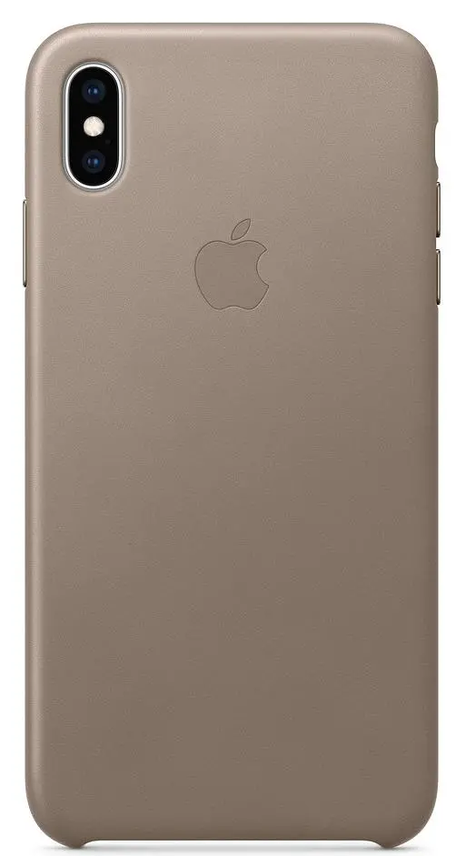 Etui Apple Leather Case do iPhone Xs Max MRWR2ZM/A Jasno-beżowy