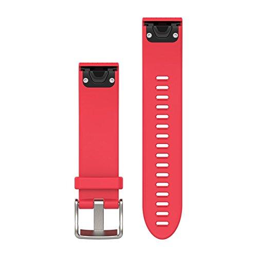 Garmin Pasek silikonowy Quick Fit 20mm Fenix 5S (różowy)