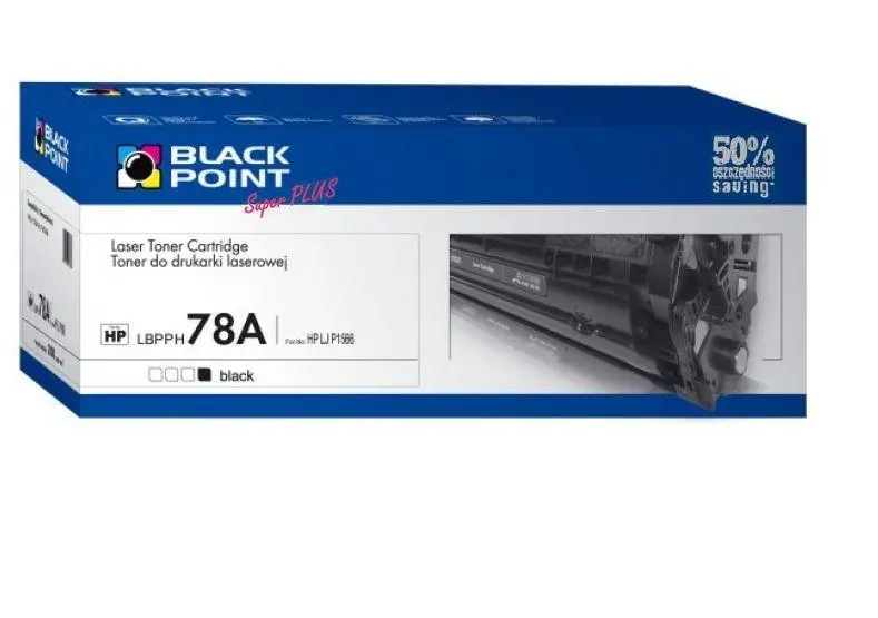 Toner Black Point LBPPH78A SuperPlus (zamiennik CE278A nr 78A)