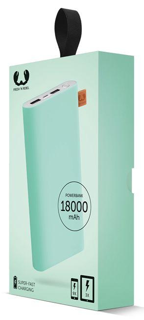 Powerbank Fresh 'n Rebel 18000 mAh Peppermint