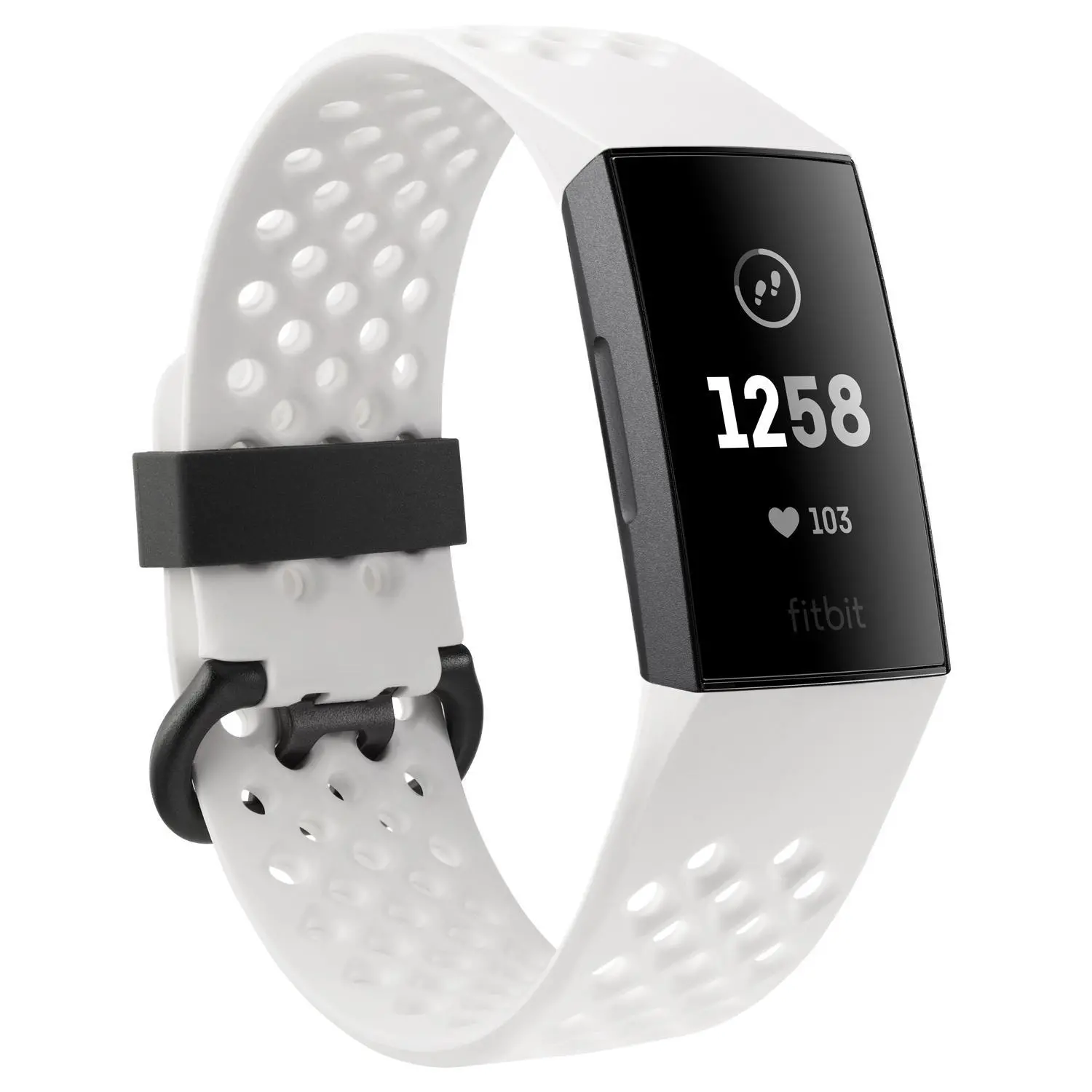 Smartwatch Fitbit by Google Charge 3 Special Edition biało-Grafitowy