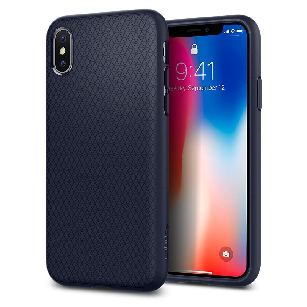 Spigen Liquid Air 057CS22124 iPhone X (midnight blue)