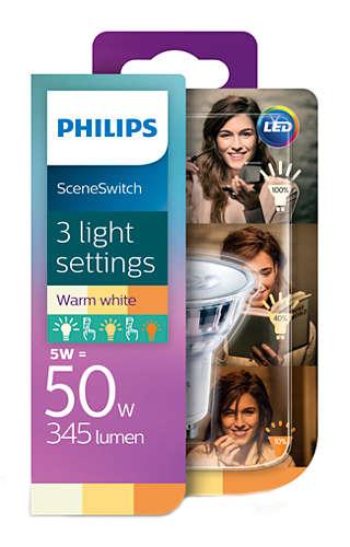 Philips LED SSW 50W GU10 WW 36D RF ND 1BC/6