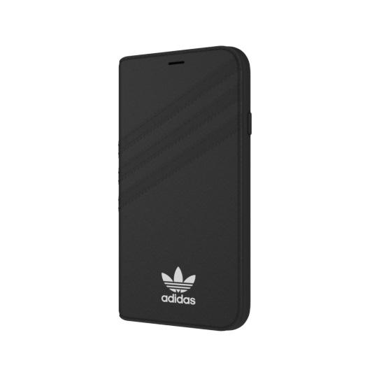 Etui Adidas Booklet Case Suede FW17 do iPhone X (czarny)