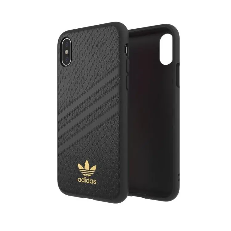 Etui Adidas Moulded Snake Case do iPhone Xs Max Czarny