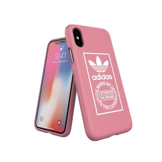 Adidas Snap Hardcover iPhone X (różowy)