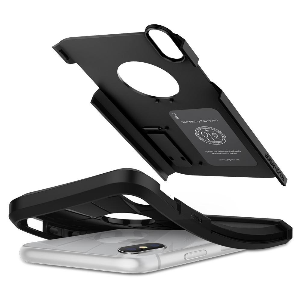 Etui Spigen Tough Armor 065CS25130 do iPhone Xs Max (czarny)