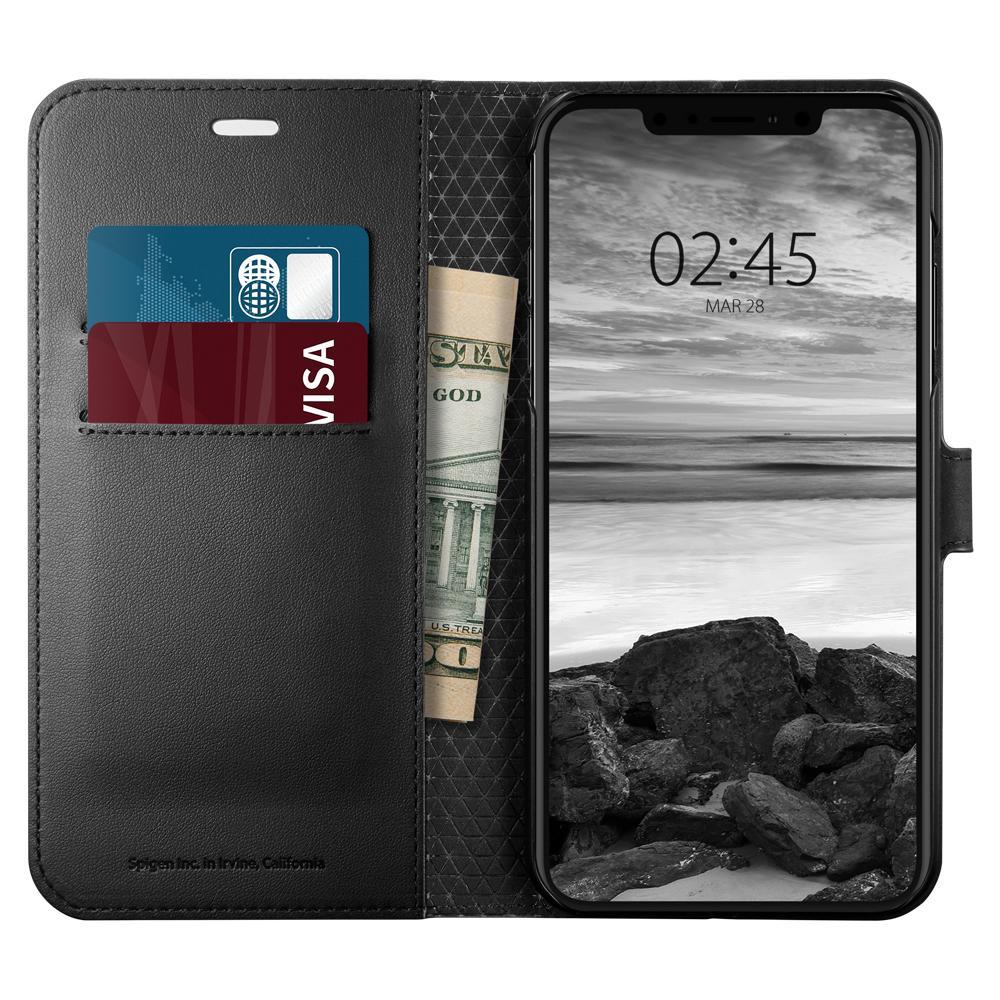 Etui Spigen Wallet S 065CS24841 do iPhone Xs Max (czarny)