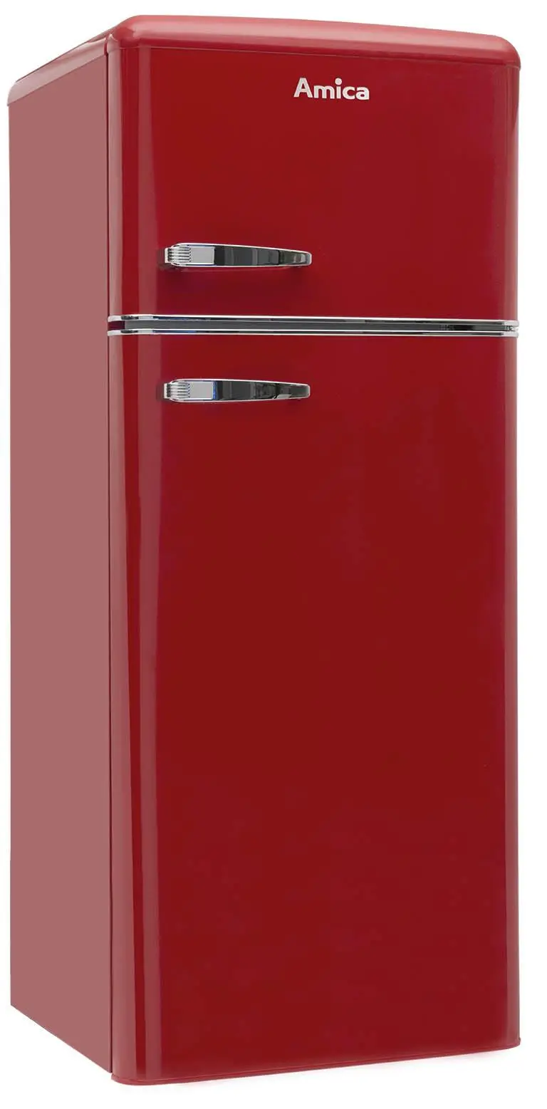 Lodówka Amica KGC15630R 144cm Czerwony